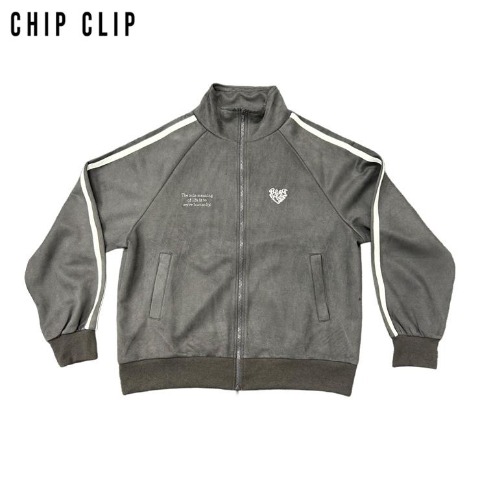 メンズ【M～LL】　トラックジャケット（CHIP CLIP）