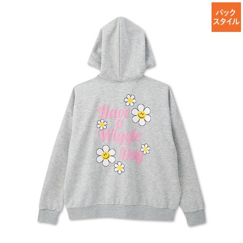 メンズ　ジップパーカ（wiggle wiggle）