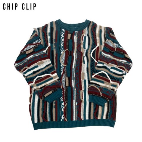 メンズ　ニットプルオーバー（CHIP CLIP）