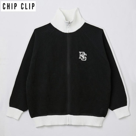 メンズ　メッシュニットジャケット（CHIP CLIP）