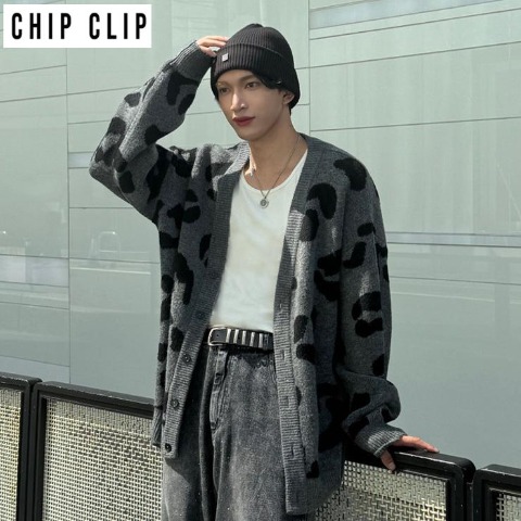 メンズ　ニットカーディガン（CHIP CLIP×KsG）