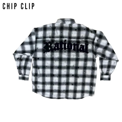 メンズ　チェック柄シャツ（CHIP CLIP×KsG）