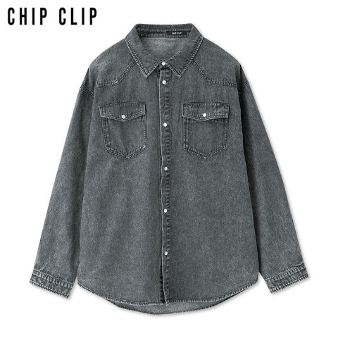 メンズ　デニムウエスタンシャツ（CHIP CLIP）