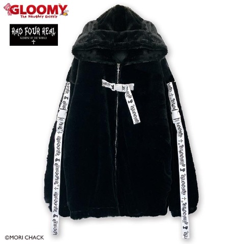 メンズ　ジップパーカ（GLOOMY×RAD FOUR REAL）
