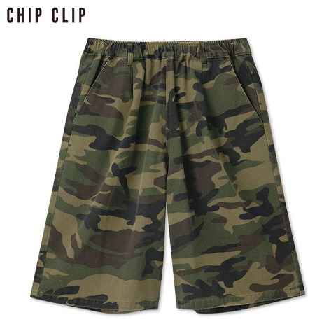 メンズ　迷彩柄ハーフパンツ（CHIP CLIP×ASIANZ）