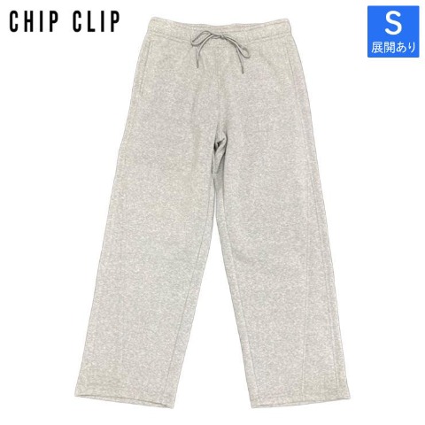 メンズ【S～L】　裏起毛バレルレッグパンツ（CHIP CLIP）