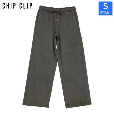 メンズ【S～L】　裏起毛バレルレッグパンツ（CHIP CLIP）