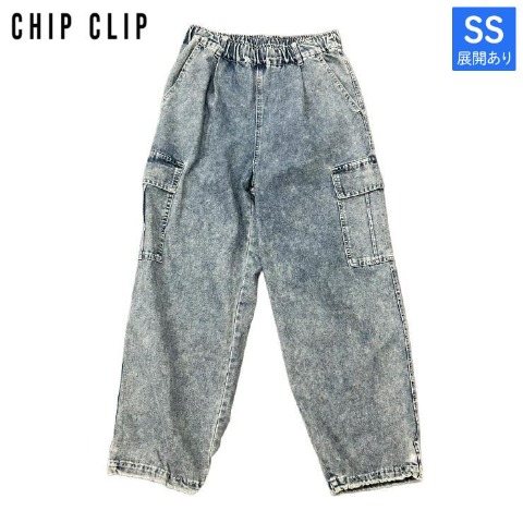 メンズ　デニムカーゴパンツ（CHIP CLIP）