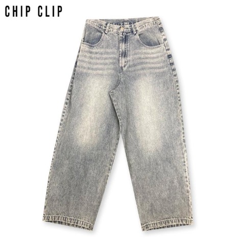 メンズ　ロゴ使いデニムパンツ（CHIP CLIP）