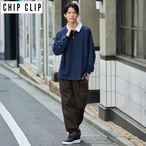メンズ　タックパンツ（CHIP CLIP）