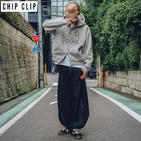メンズ　バレルレッグデニムパンツ（Mizuki×CHIP CLIP）
