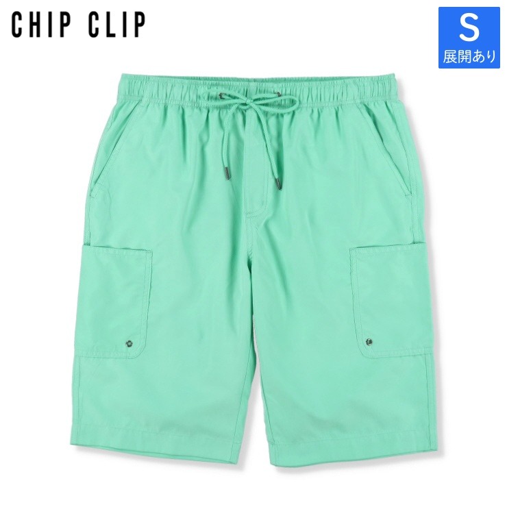 メンズ【S～LL】 カーゴハーフパンツ／ラッシュガード（CHIP CLIP