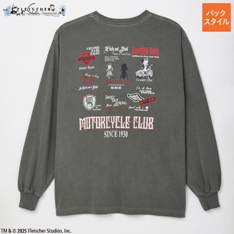メンズ　長袖Tシャツ（BETTY BOOP）