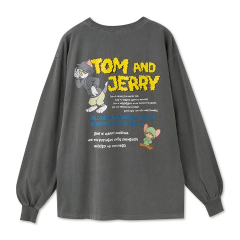 メンズ　長袖Tシャツ（トムとジェリー）