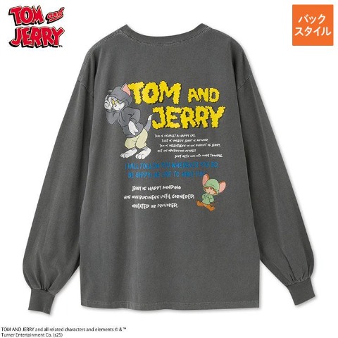 メンズ　長袖Tシャツ（トムとジェリー）