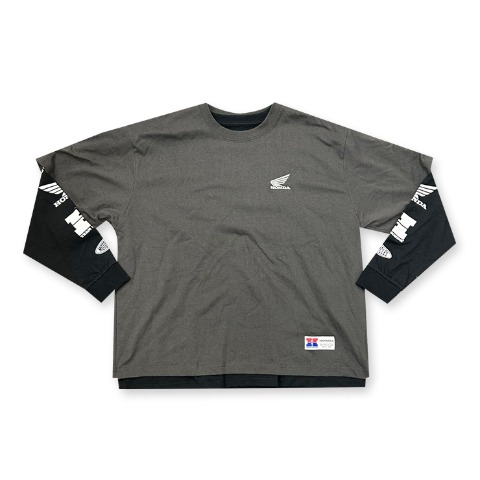 メンズ　半袖Tシャツ+長袖Tシャツ2点セット（Honda）
