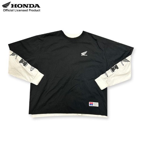 メンズ　半袖Tシャツ+長袖Tシャツ2点セット（Honda）