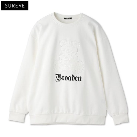 メンズ　アップリケくまプルオーバー（SUREVE）