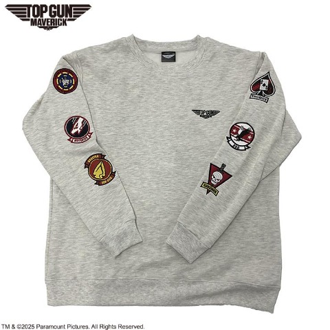 メンズ　裏起毛プルオーバー（Top Gun: Maverick）