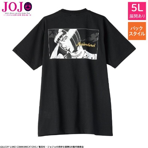 メンズ　Tシャツ（ブローノ・ブチャラティ）（アニメ『ジョジョの奇妙な冒険 黄金の風』）