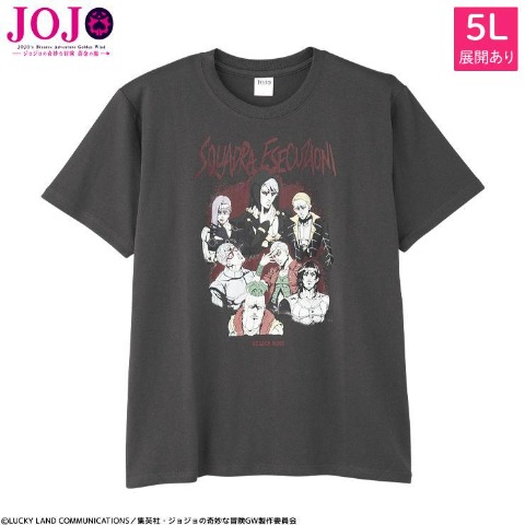 メンズ　Tシャツ（アニメ『ジョジョの奇妙な冒険 黄金の風』）