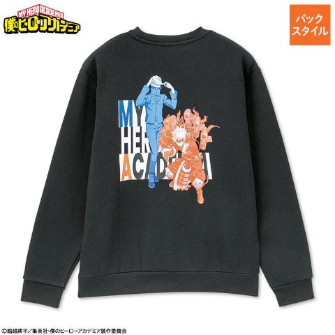 メンズ　裏起毛プルオーバー 爆豪勝己／ベストジーニスト（TVアニメ『僕のヒーローアカデミア』）