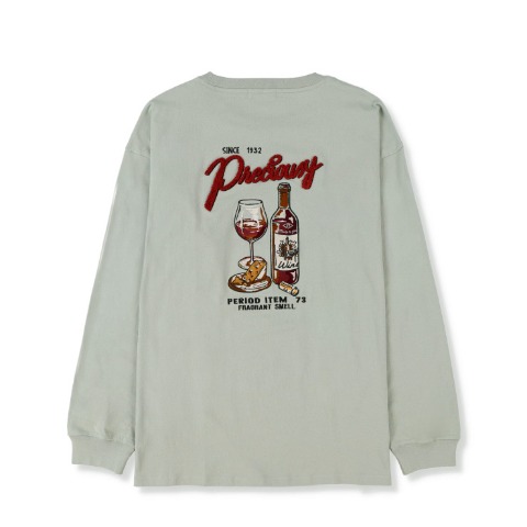 メンズ　ワイン刺しゅうＴシャツ（POWER TO THE PEOPLE）