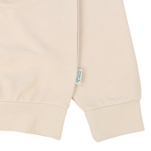 メンズ　タイガー刺しゅうトレーナー（POWER TO THE PEOPLE）