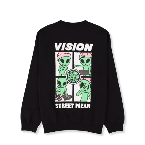 メンズ　プリントトレーナー（VISION STREET WEAR）