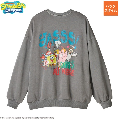 メンズ　プルオーバー（スポンジボブ）