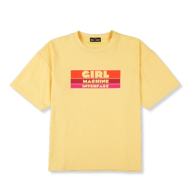 メンズ ステッカー付半袖Tシャツ（銀河特急 ミルキー☆サブウェイ