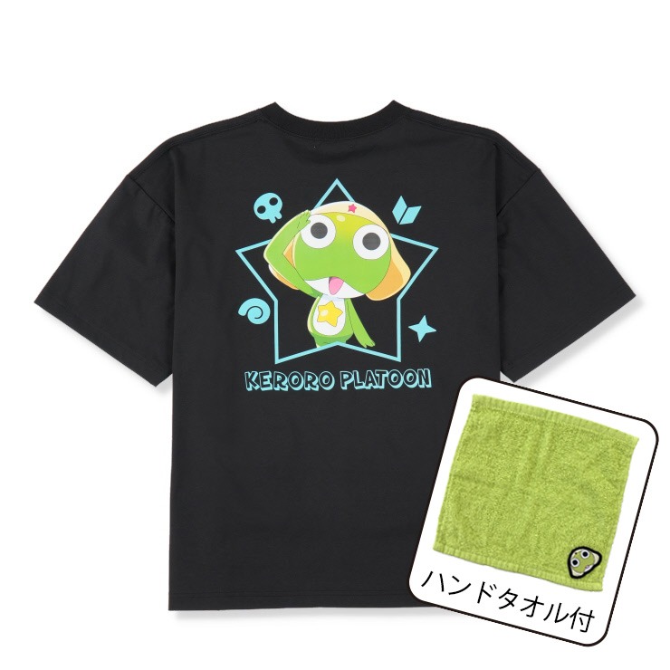 メンズ タオルハンカチ付半袖Tシャツ（ケロロ軍曹） | アベイル