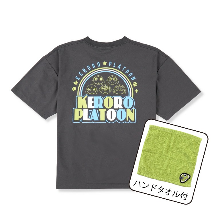 ASPARAGUS Tシャツ タオル まとめ売り メンズ タオルハンカチ付半袖Tシャツ（ケロロ軍曹） | アベイル