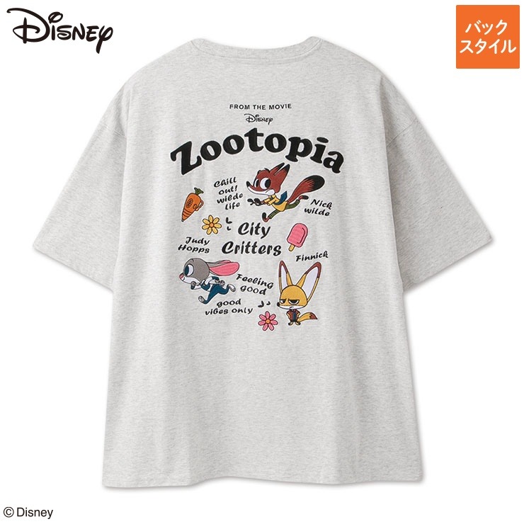 メンズ Tシャツ（ニック・ワイルド＆ジュディ・ホップス＆フィニック