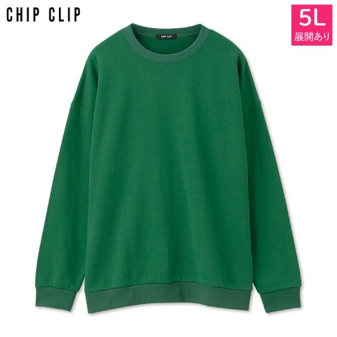 メンズ　裏起毛プルオーバー（CHIP CLIP）