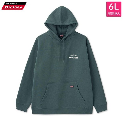 メンズ　裏起毛刺しゅう使いプルオーバー（GENUINE Dickies）