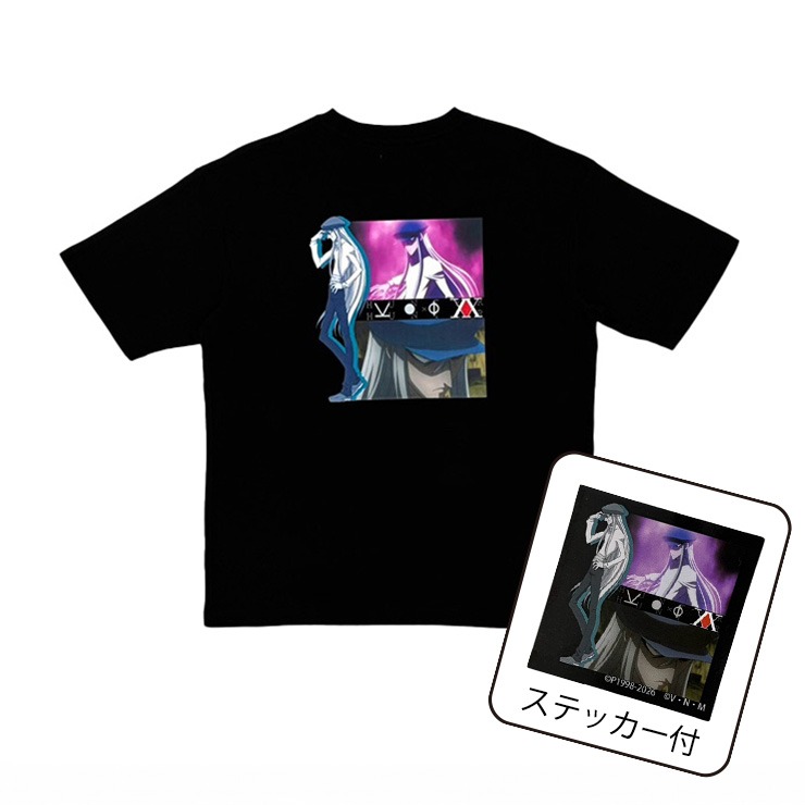 メンズ ステッカー付半袖Tシャツ（アニメ『HUNTER×HUNTER