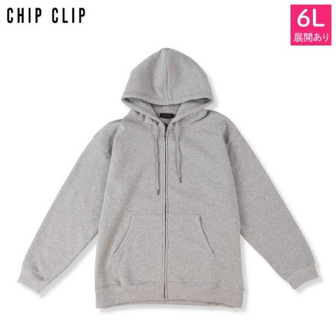 メンズ　ジップパーカ（CHIP CLIP）