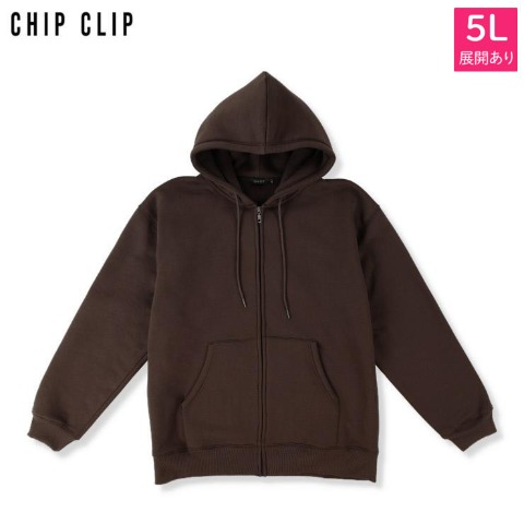 メンズ　ジップパーカ（CHIP CLIP）