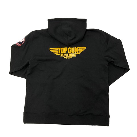 メンズ　裏起毛ジップパーカ（Top Gun: Maverick）