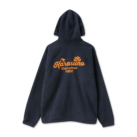 メンズ　ハンガー付ジップパーカ（アニメ「ハイキュー!!」）