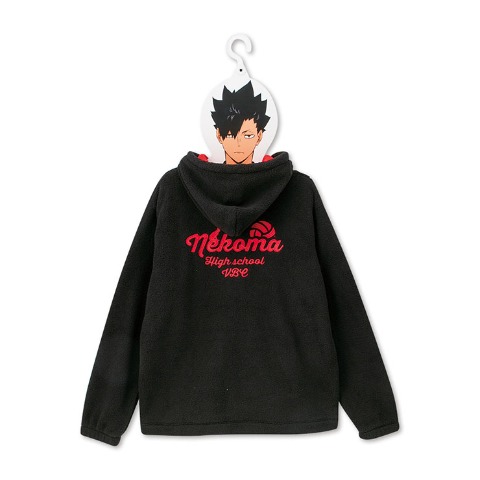メンズ　ハンガー付ジップパーカ（アニメ「ハイキュー!!」）