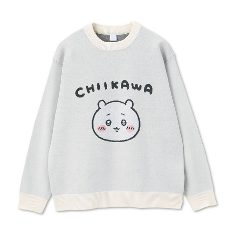 メンズ　 ニットプルオーバー（ちいかわ）