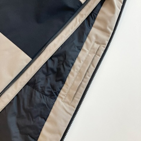 メンズ【3L～5L】　温度調節機能付き切替中綿パーカ（Denifits）
