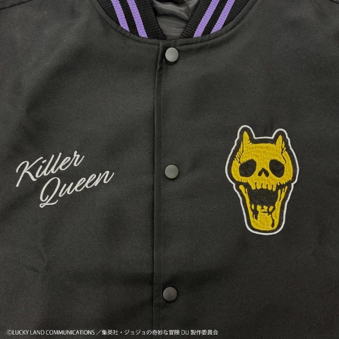 メンズ　スタジャン「キラークイーン」(アニメ『ジョジョの奇妙な冒険 ダイヤモンドは砕けない』)