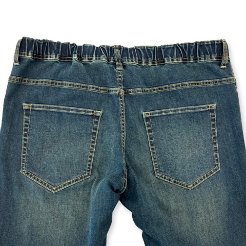 メンズ【3L～5L】　デニムテーパードパンツ（Denifits）