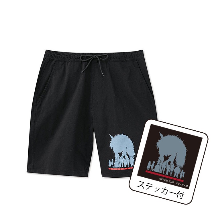 メンズ ステッカー付ハーフパンツ（アニメ『HUNTER×HUNTER