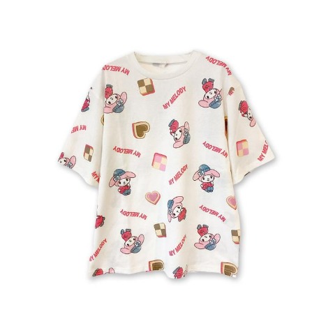 レディース　総柄Tシャツ（マイメロディ）