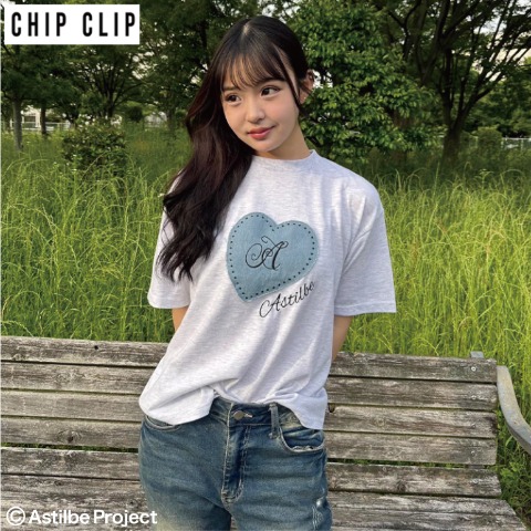 レディース　Tシャツ（Astilbe×CHIP CLIP）