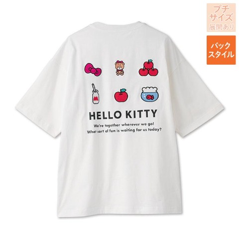 レディース【プチサイズ】　Tシャツ（ハローキティ）